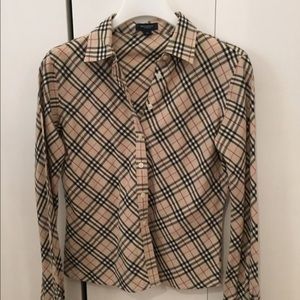 Authentic Burberry button down shirt